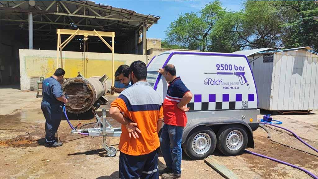 استفاده از واترجت 2500  بار فالش المانی