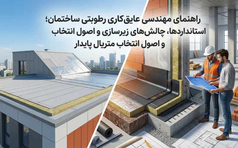 راهنمای مهندسی عایق‌کاری رطوبتی ساختمان؛ استانداردها، چالش‌های زیرسازی و اصول انتخاب متریال پایدار