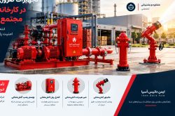تجهیزات ضروری اطفای حریق در کارخانه‌ها، انبارها و مجتمع‌های صنعتی