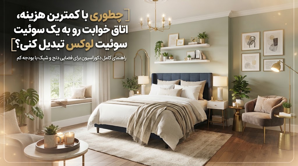 چطوری با کمترین هزینه، اتاق خوابت رو به یک سوئیت لوکس تبدیل کنی؟